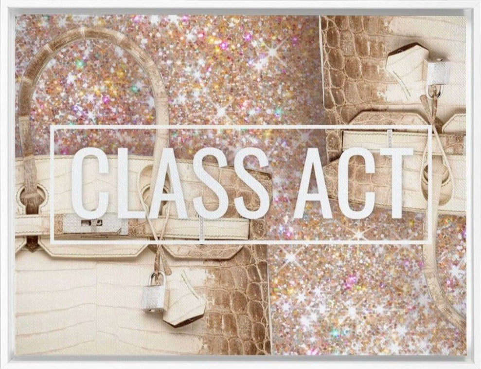 Class Act - White - Canvas