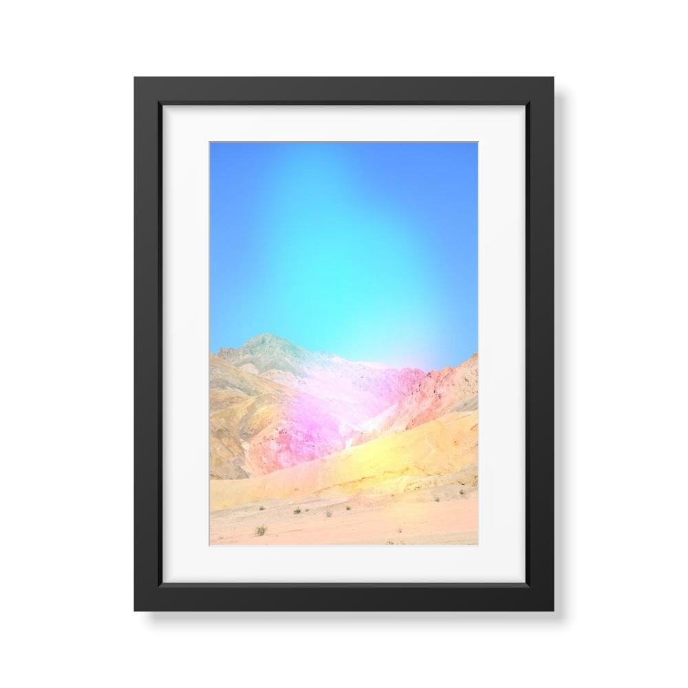 Death Valley (Rainbow 1) Framed Print - ArtSugar