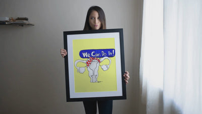 We Can Do It Framed Print