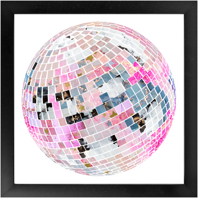 Disco Ball Framed Print