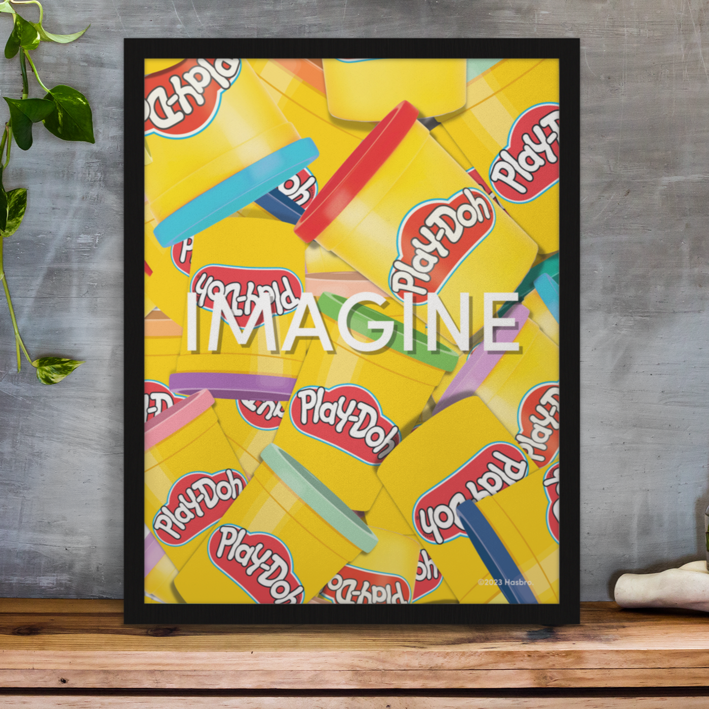 Imagine Play-Doh Framed Print