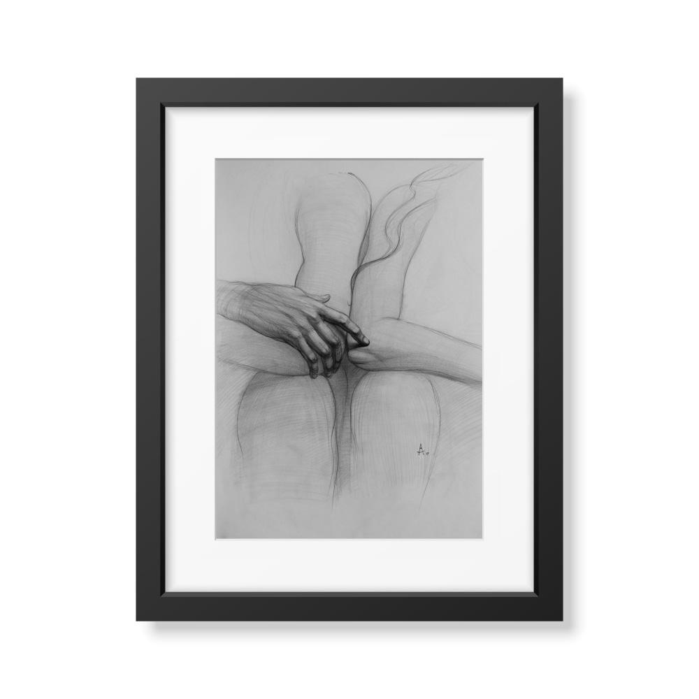 Intimacy Framed Print - ArtSugar
