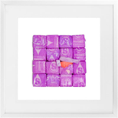 Juice Bar / Purple - Framed Print