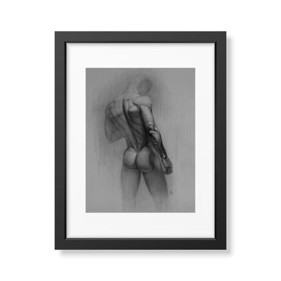 Man Turning Framed Prints - ArtSugar