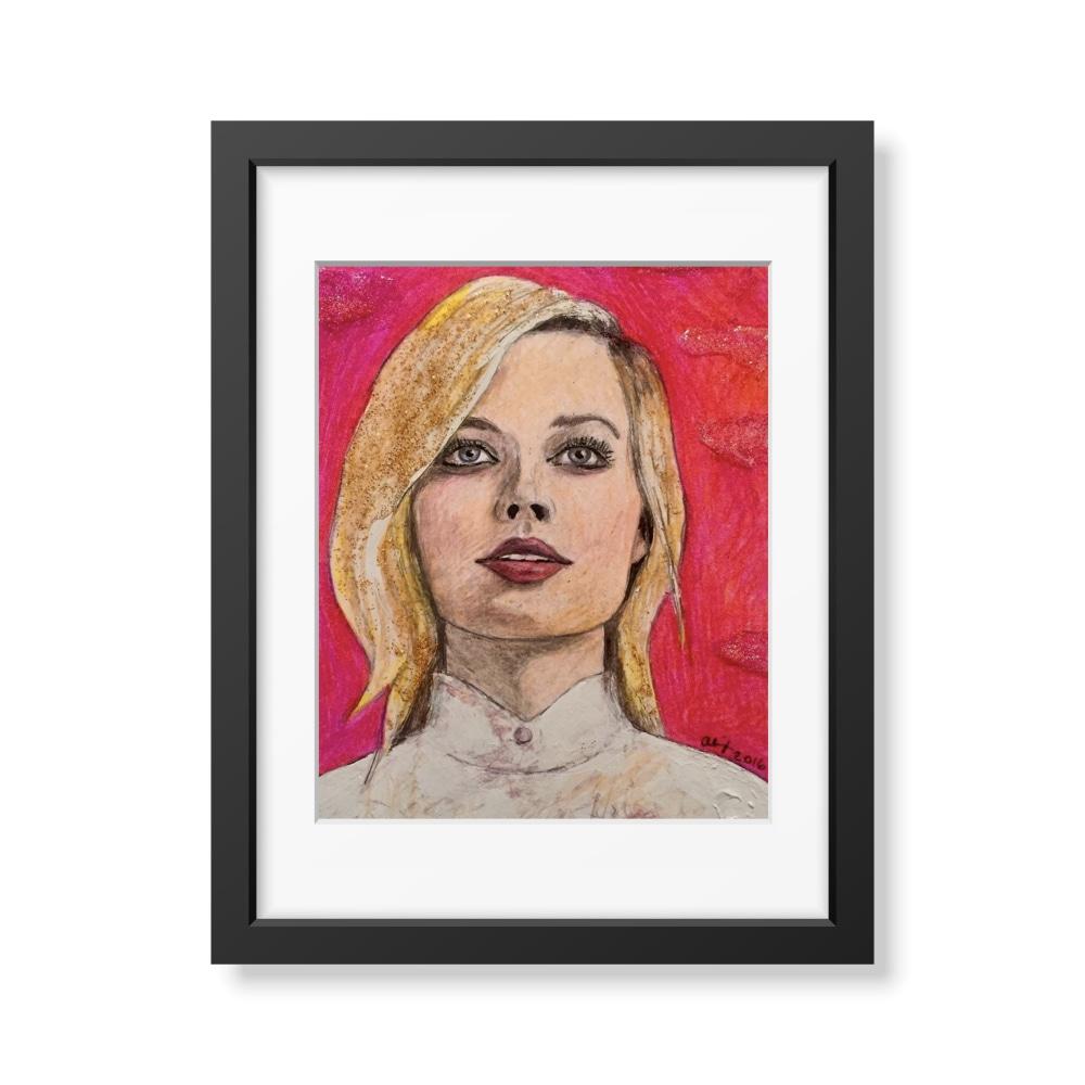 Margot Robbie Framed Prints - ArtSugar