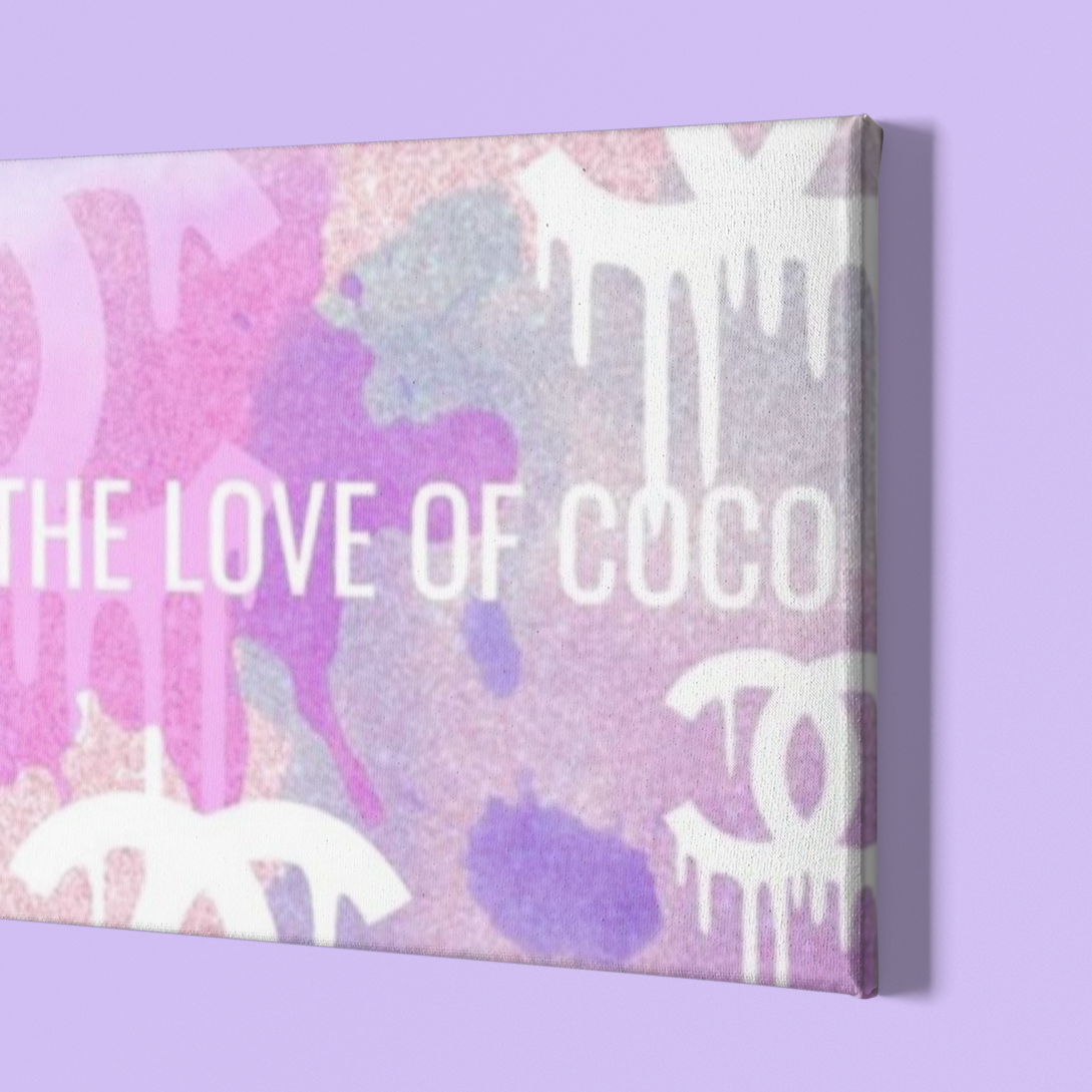 For The Love of Coco Canvas Wall Art