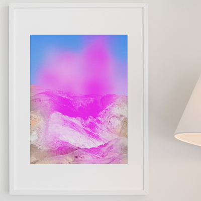 Death Valley (Volcano 3) Framed Print