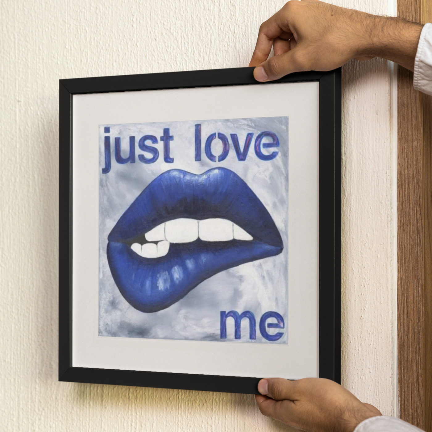 Just Love Me Framed Print