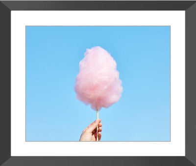 Pink Blue and You Framed Print - ArtSugar