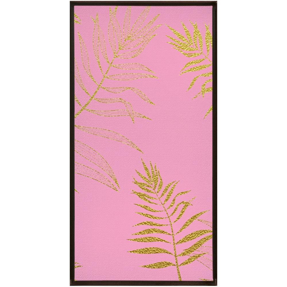 Pink & Gold - Walnut - Canvas