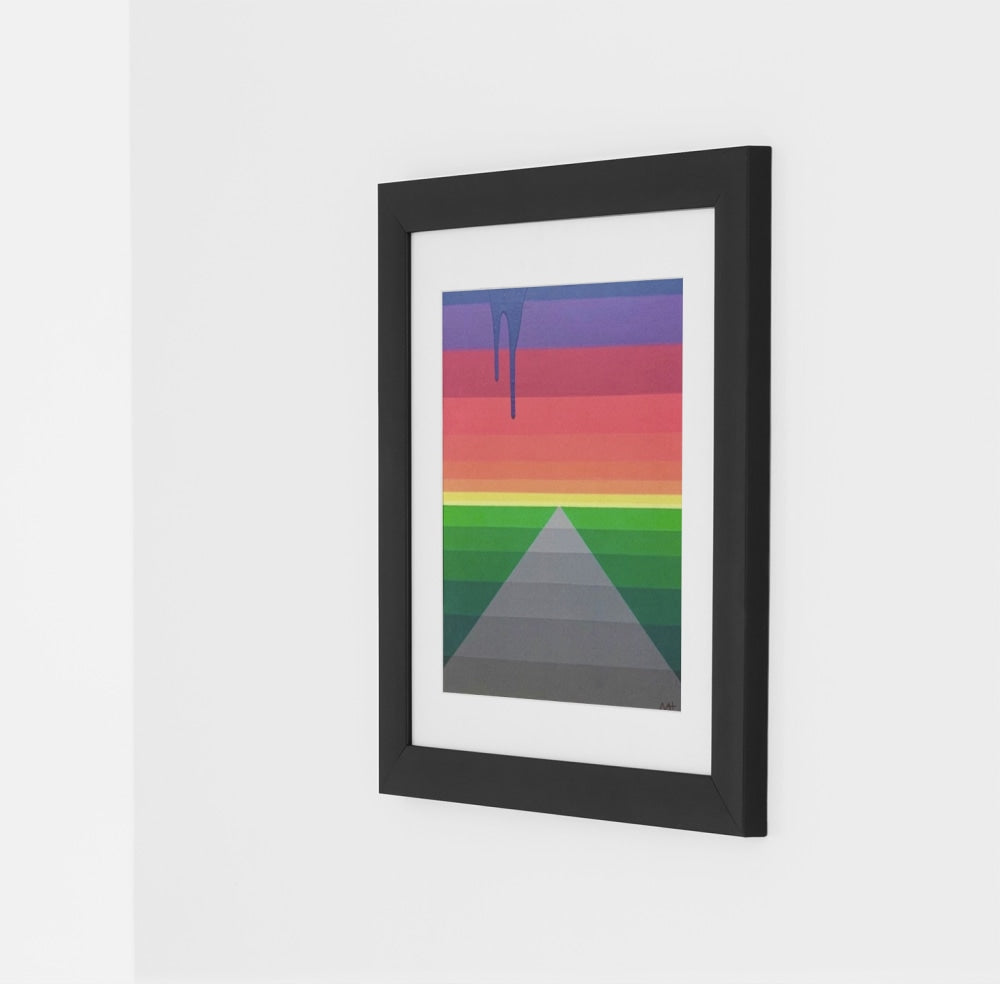 Rainbow Mountain - Framed Print