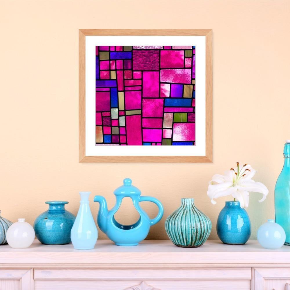 Stained in Pink - Framed Print