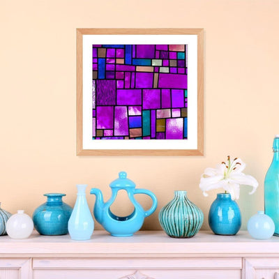 Stained in Purple - Framed Print