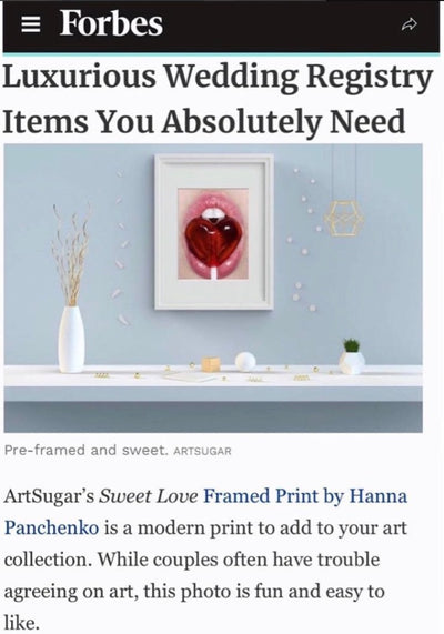 Sweet Love Framed Print - ArtSugar