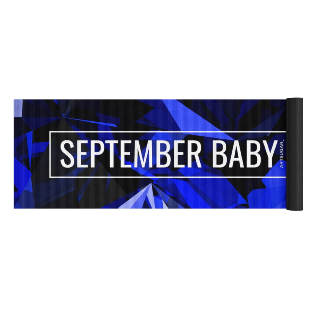 September Baby Yoga Mat (sapphire)
